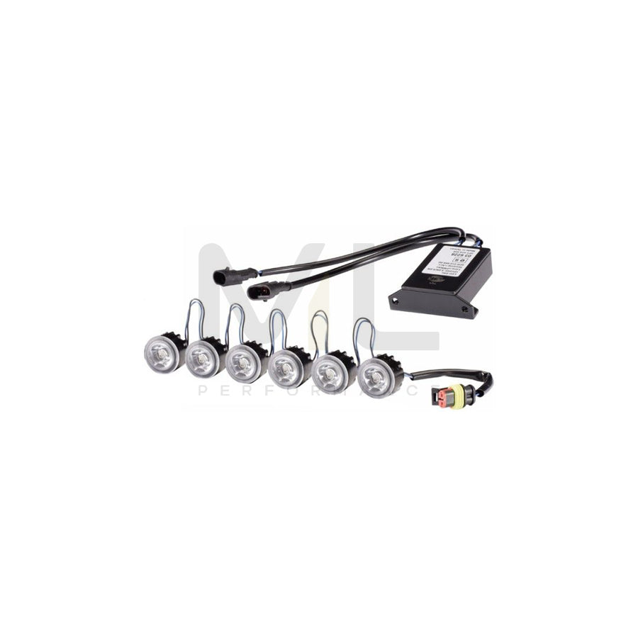 HELLA 2PT 010 458-821 Daytime running lights kit 12, 24V, Vehicle Front, LED | ML Performance Car Parts