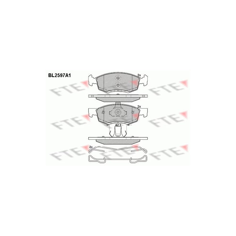 FTE 9010848 Brake Pad Set