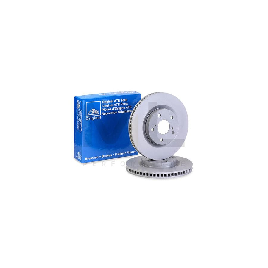 ATE 24.0128-0159.1 Brake Disc Vented, Coated  - 1 piece