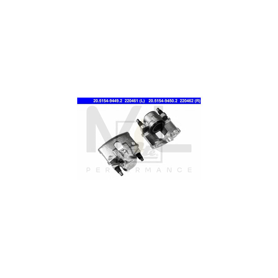 ATE 20.5154-9450.2 Brake Caliper for FIAT FIORINO without holder