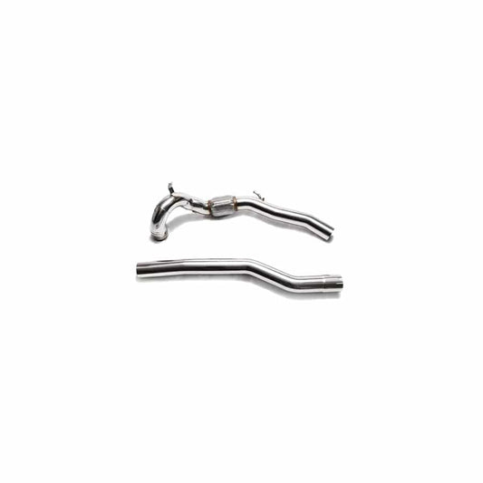 Armytrix AWVSR-CD Sport Cat-Pipe w/200 CSPI Catalytic Converters / Secondary Downpipe Audi S3 8V | VW Golf R MK7 2013-2020