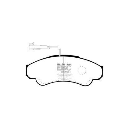 EBC PD40K627 Citroen Fiat Peugeot Ultimax Pad & Plain Disc Kit - Brembo Caliper 2 | ML Performance UK Car Parts