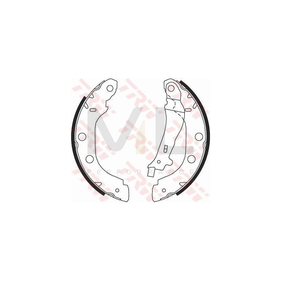 TRW GS8655 Brake Shoe Set