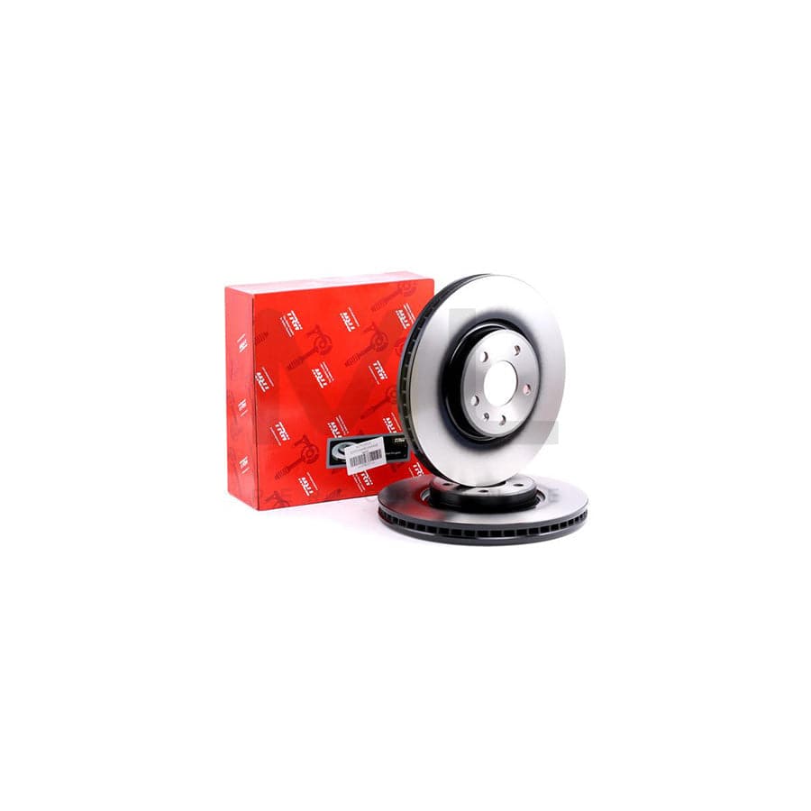 TRW DF6148 Brake Disc Vented, Painted  - 1 piece