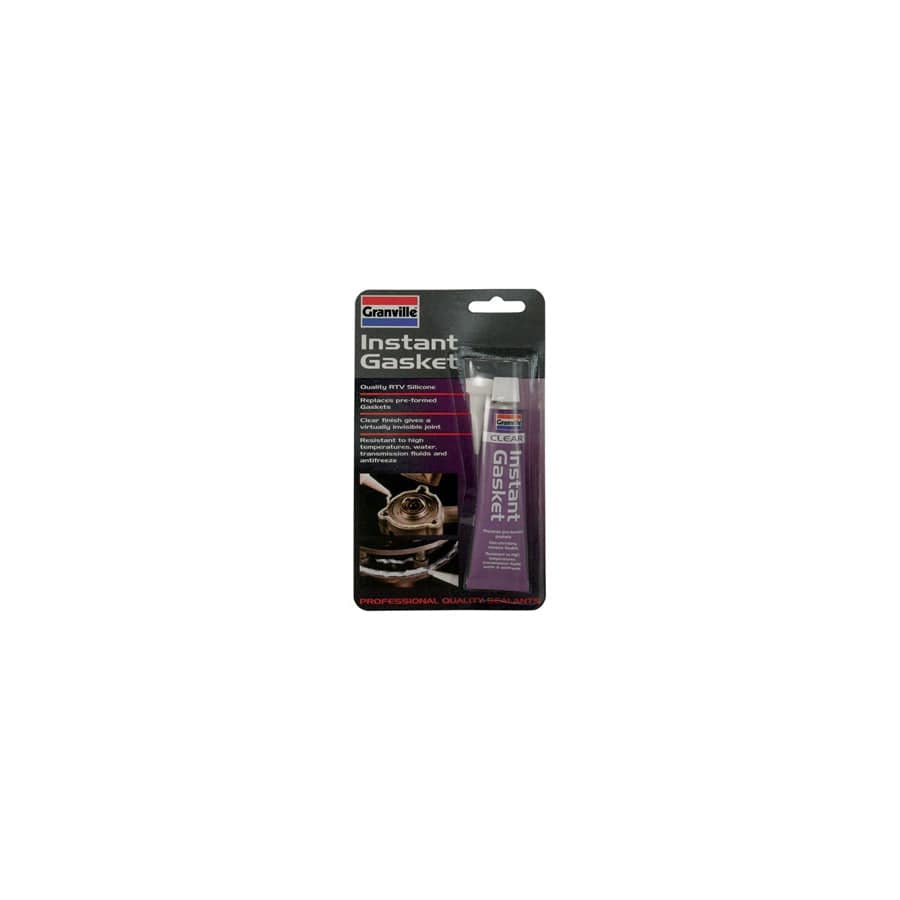 GRANVILLE 7100009 Clear Instant Gasket 40gr Singles