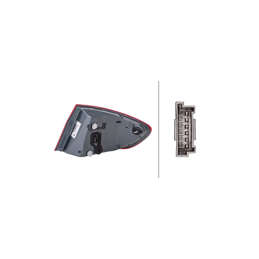Hella 2SD 011 144-311 Rear Light For BMW 5 Saloon (F10)