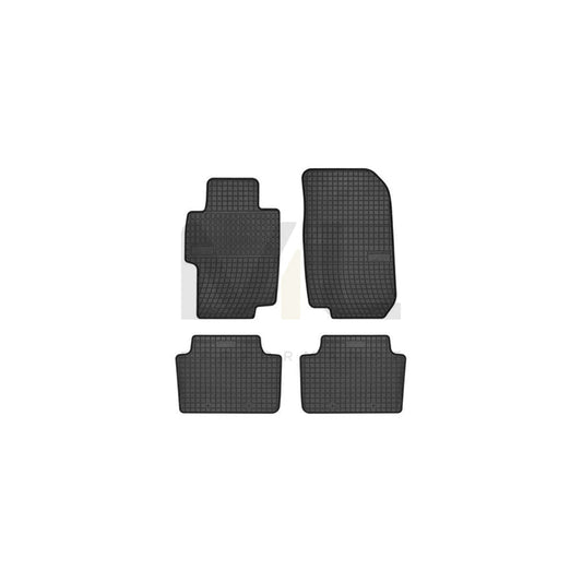 FROGUM Tailored 0837 Floor mat set for HONDA Accord VII Saloon (CL, CN) Elastomer, Front and Rear, Quantity: 4, Black, (LHD)