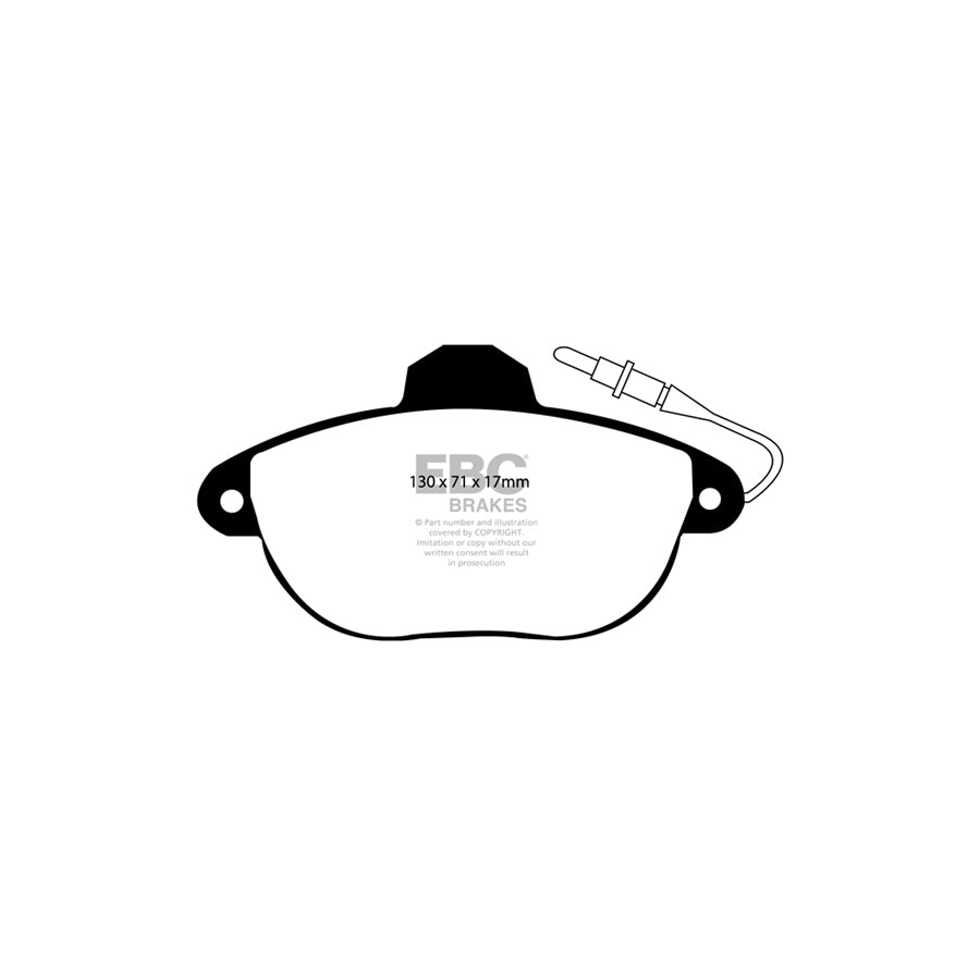 EBC PDKF446 Citroen Xantia Ultimax Front Brake Pad & Plain Disc Kit - Citroen Caliper 2 | ML Performance UK Car Parts