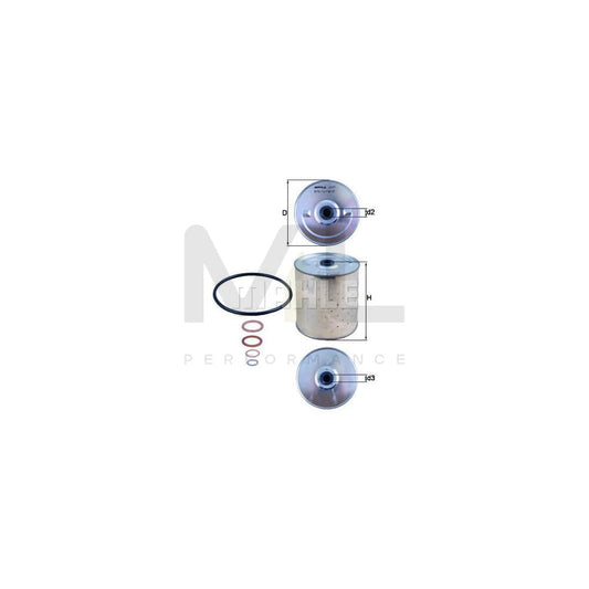 MAHLE ORIGINAL OX 85D Oil Filter Filter Insert
