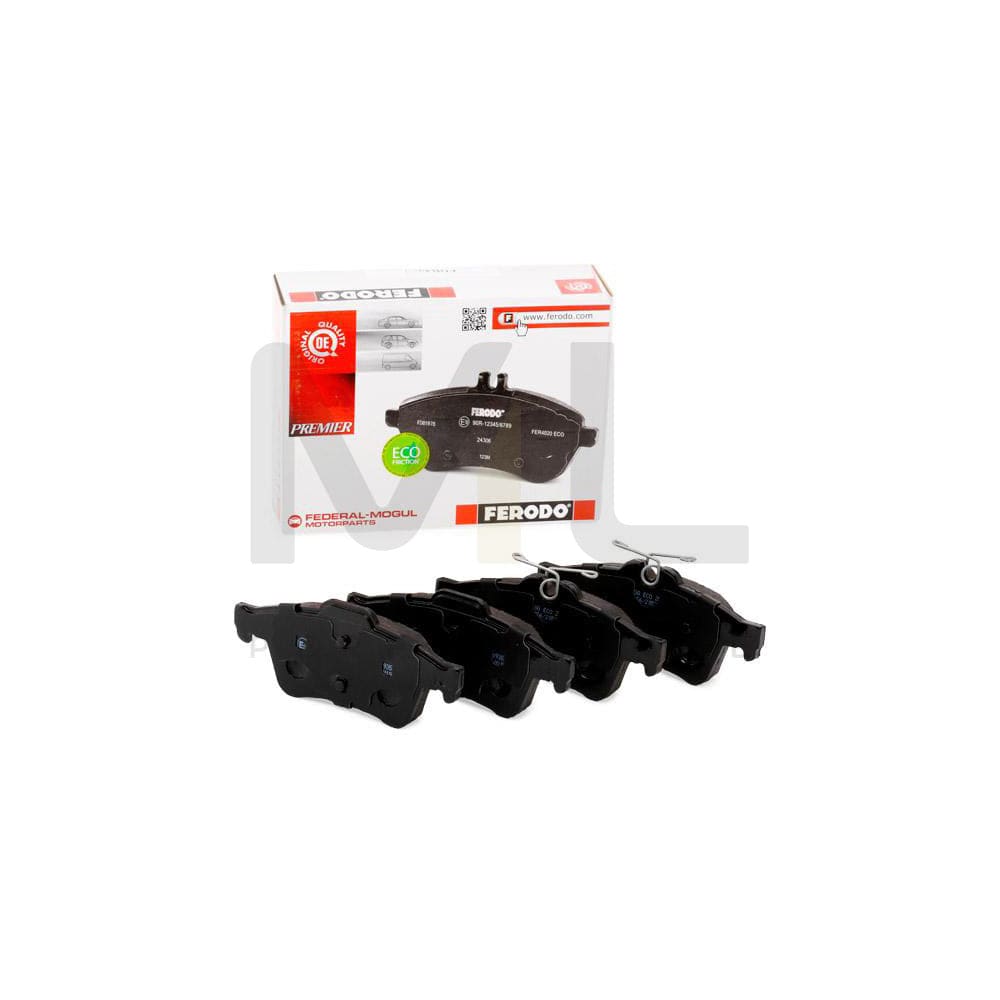 Ferodo Premier Eco Friction FDB4935 Brake Pad Set for Peugeot 508 Not Prepared for Wear Indicator, Without Accessories