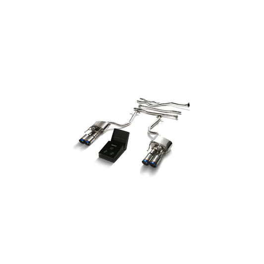 Armytrix LXIS3-QS14B Valvetronic Exhaust System Lexus IS200T | IS300 2.0T I4 2015+ with Quad Blue Coated 3.5"