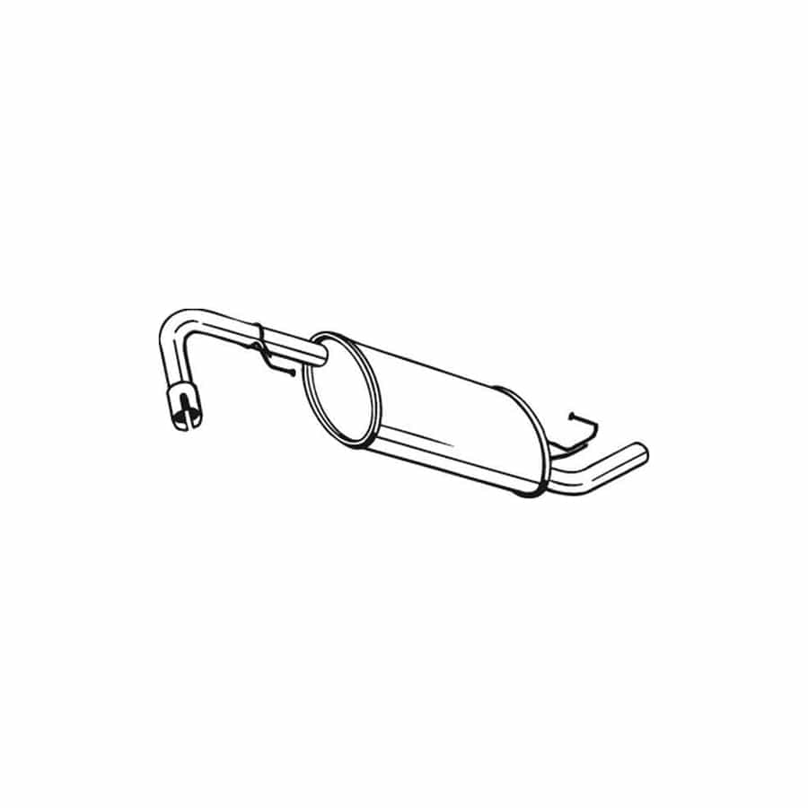 Bosal 145-231 Middle Silencer for Nissan Pathfinder III (R51)