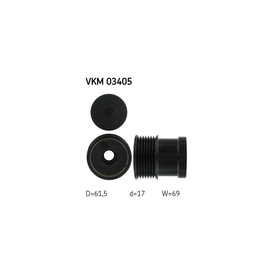 Skf Vkm 03405 Alternator Freewheel Clutch For Ford Transit