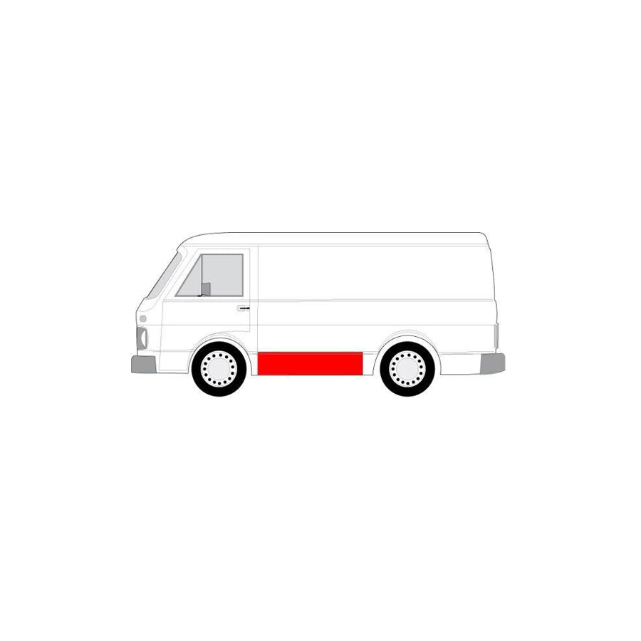 Blic 6505-06-9560001P Sidewall for VW Lt