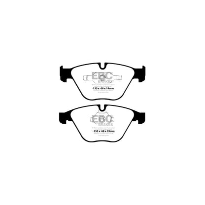EBC PD11KF1204 BMW Greenstuff Front Brake Pad & GD Disc Kit - ATE Caliper 2 | ML Performance UK Car Parts