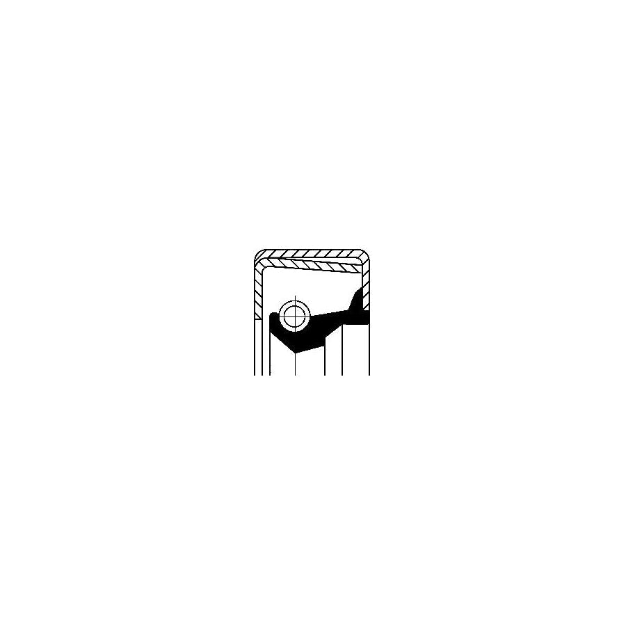 Corteco 01032338B Shaft Seal, Differential