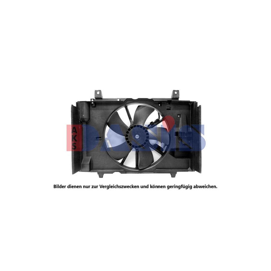 AKS Dasis 078099N Fan, Radiator for Nissan Tiida