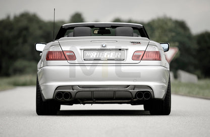Rieger 00099826 BMW 3 Series E46 Rear Diffuser 4 | ML Performance UK Car Parts