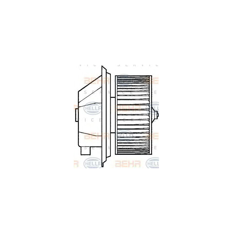 Hella 8EW 351 039-351 Interior Blower