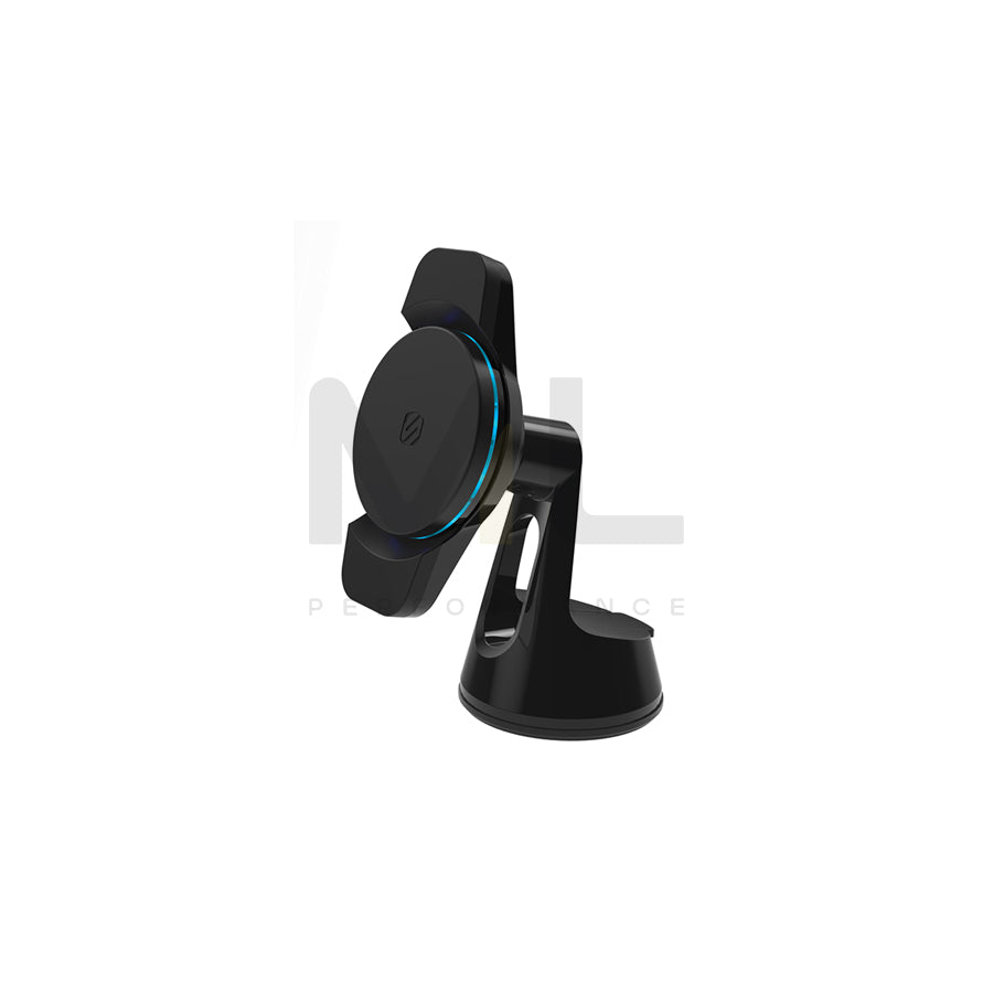SCOSCHE MagicMount, Charge3, Window/Dash 8085 Car phone holder with ball joint, with wireless charger, windscreen, Magnetic, with USB plug (type C), universal 360°
