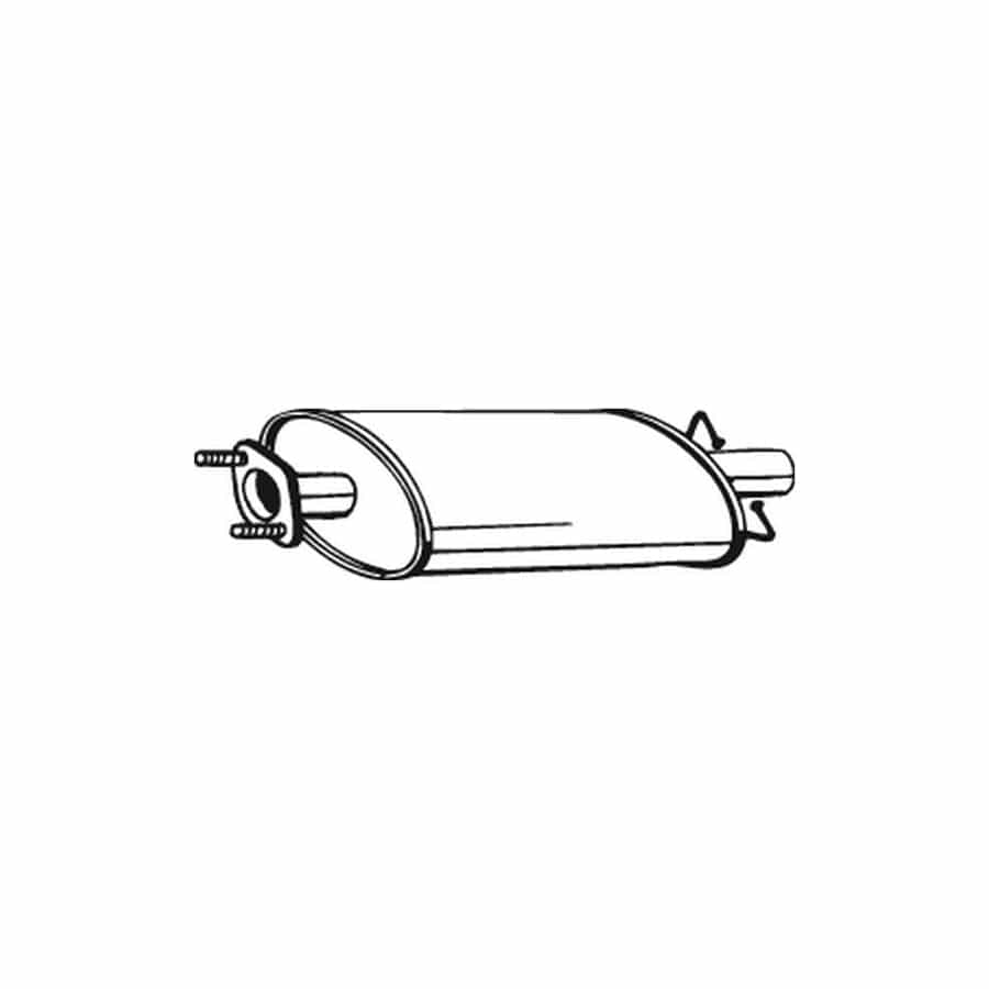 Bosal 154-459 Middle Silencer for Ford Transit