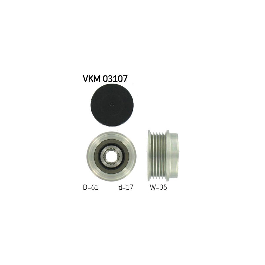 Skf Vkm 03107 Alternator Freewheel Clutch