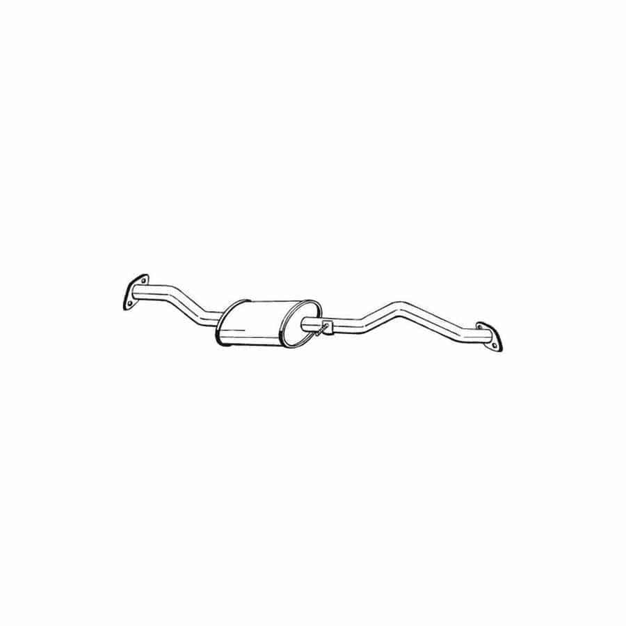 Bosal 171-303 Middle Silencer for Mazda 626