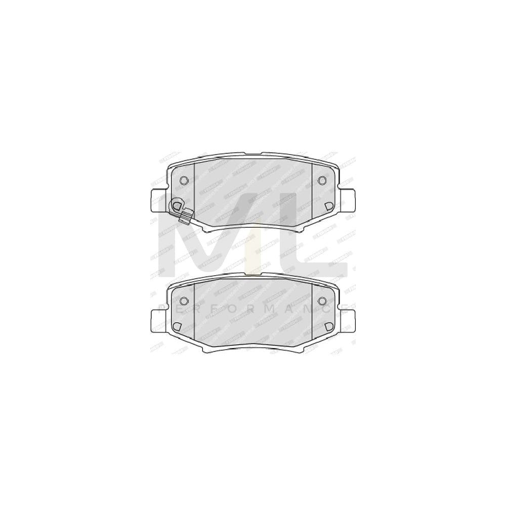 Ferodo Premier FDB4239 Brake Pad Set With Acoustic Wear Warning, Without Accessories