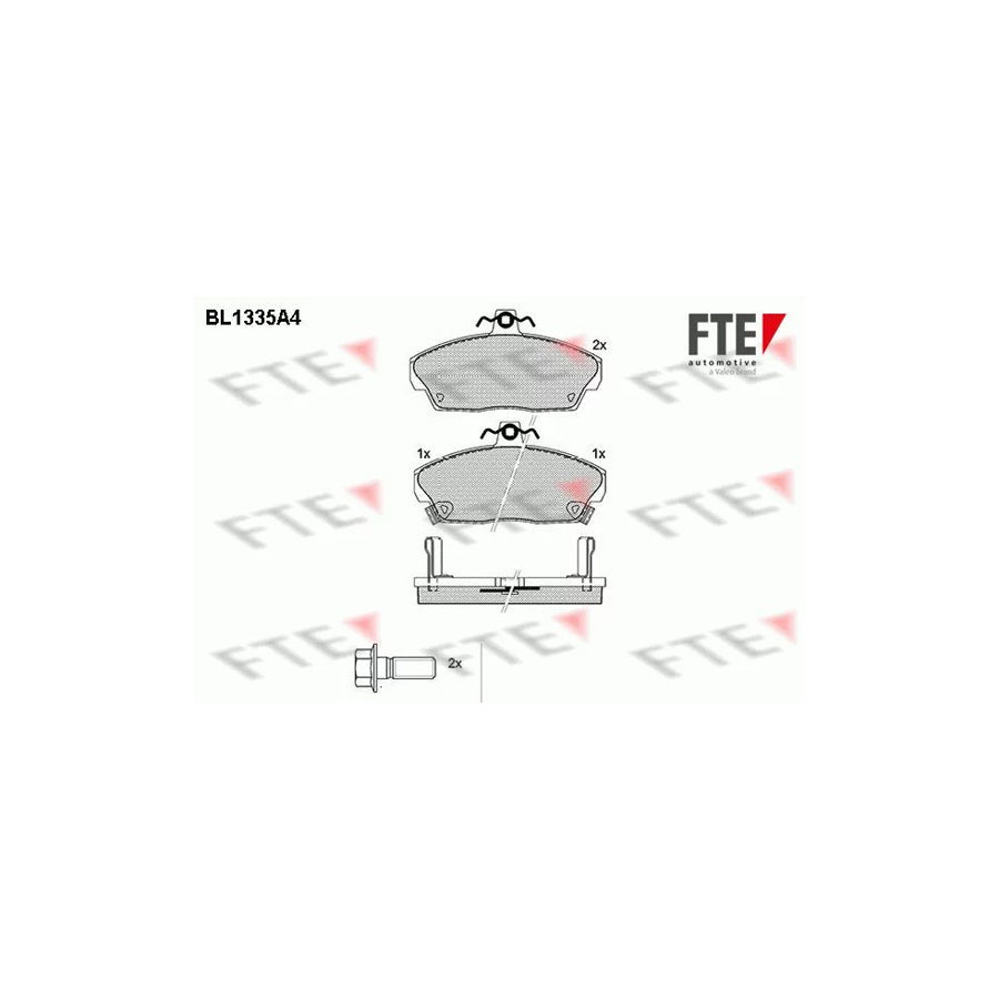 FTE Bl1335A4 Brake Pad Set