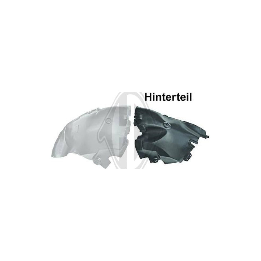 Diederichs 1663017 Panelling, Mudguard suitable for MERCEDES-BENZ SPRINTER