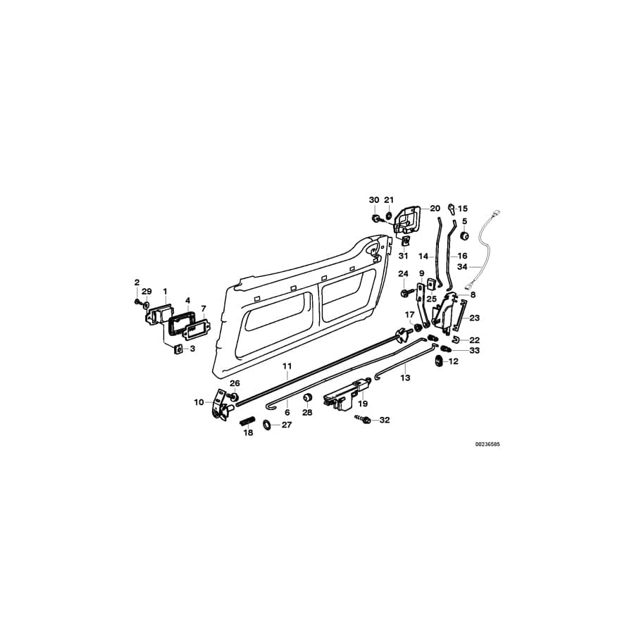 Genuine BMW 51212291216 Grommet (Inc. Z1)