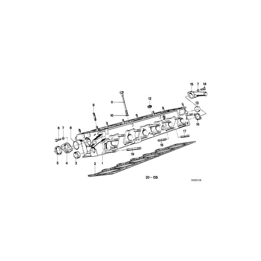 Genuine BMW 11121277753 E30 E28 E34 Cylinder Head (Inc. 520i, 320i & 323i) | ML Performance UK Car Parts