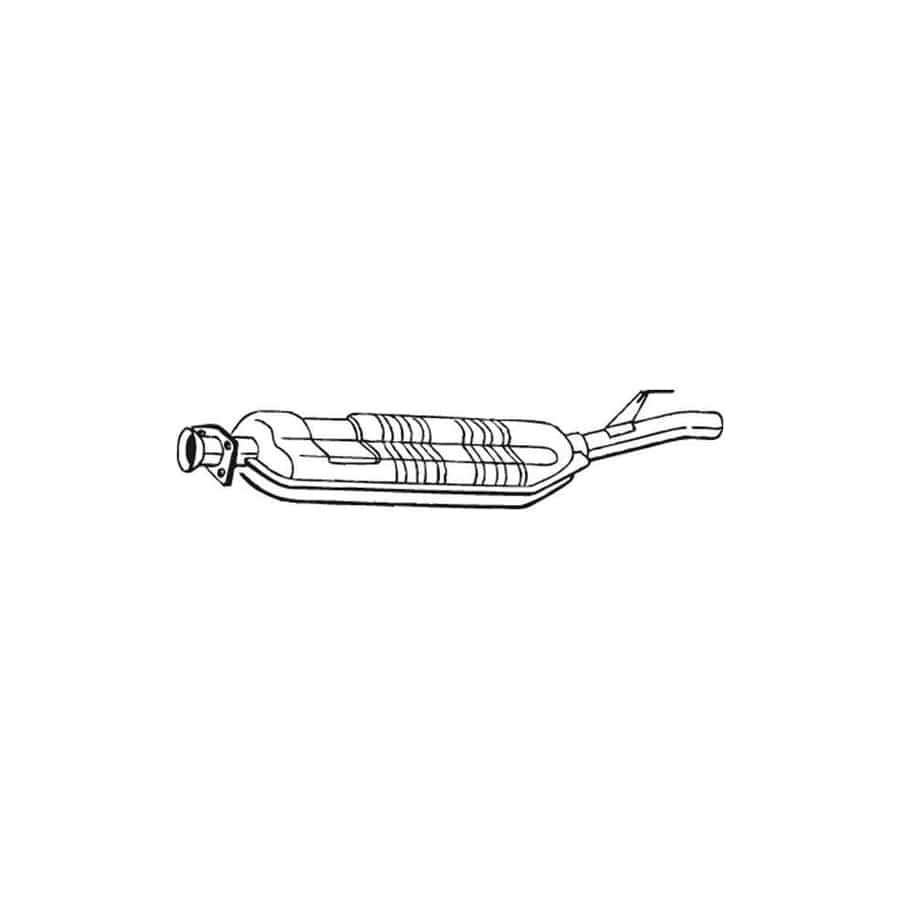 Bosal 175-397 Middle Silencer Suitable for Mercedes-Benz C-Class