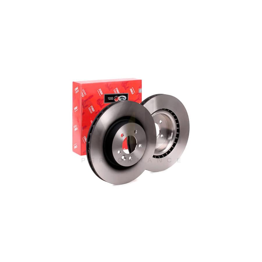 TRW DF4792S Brake Disc Vented, Painted, High-carbon  - 1 piece