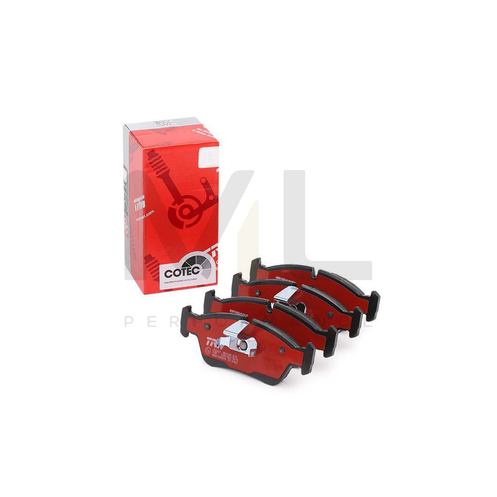 TRW Dtec Cotec Gdb1348Dte Brake Pad Set Prepared For Wear Indicator