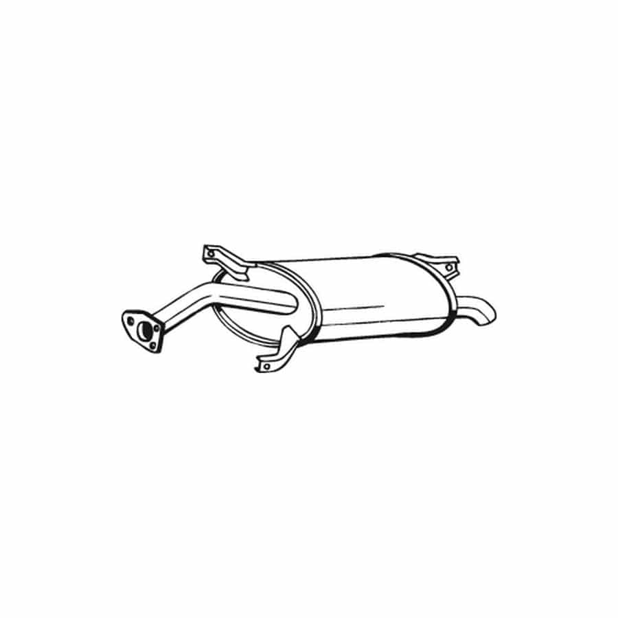 Bosal 175-367 Front Silencer Suitable for Mercedes-Benz T1 Bus