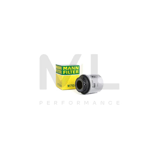 MANN-FILTER W 712/94 Oil Filter Spin-on Filter, with two anti-return valves
