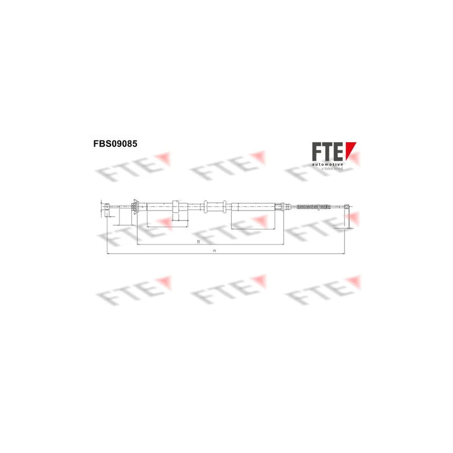 FTE Fbs09085 Hand Brake Cable