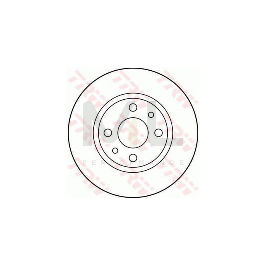 TRW DF1788 Brake Disc Solid  - 1 piece