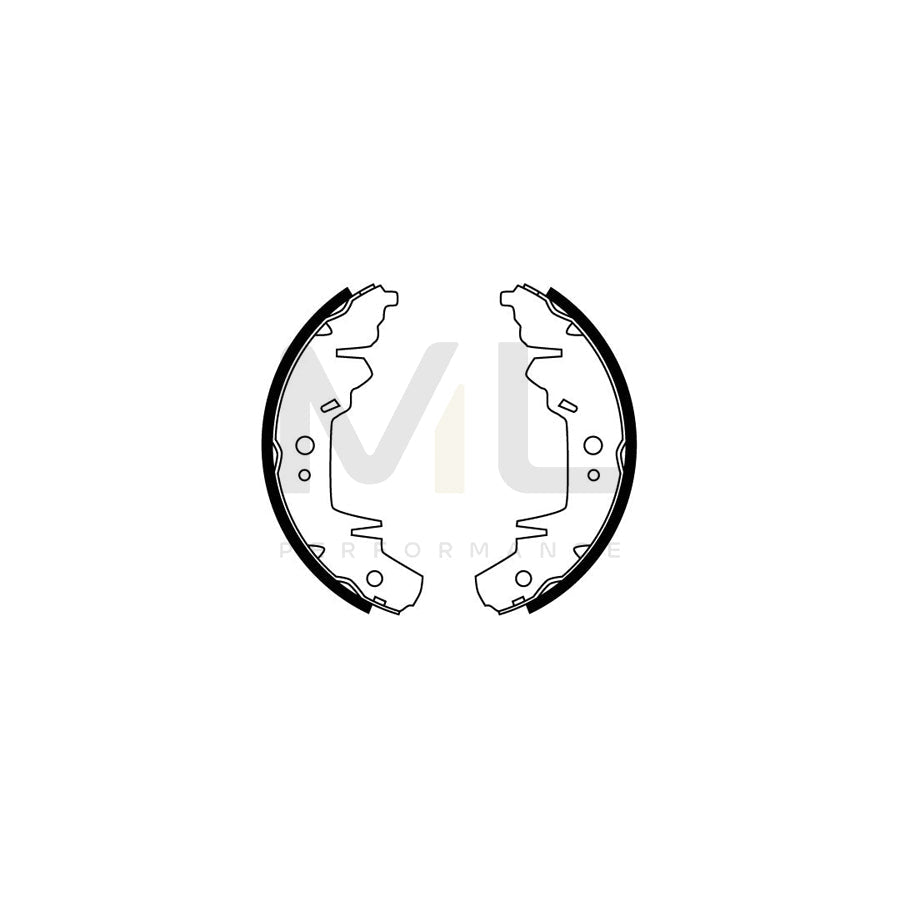 TRW GS8775 Brake Shoe Set