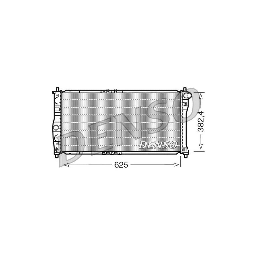 DENSO DRM08002 Engine Radiator for Daewoo Lanos