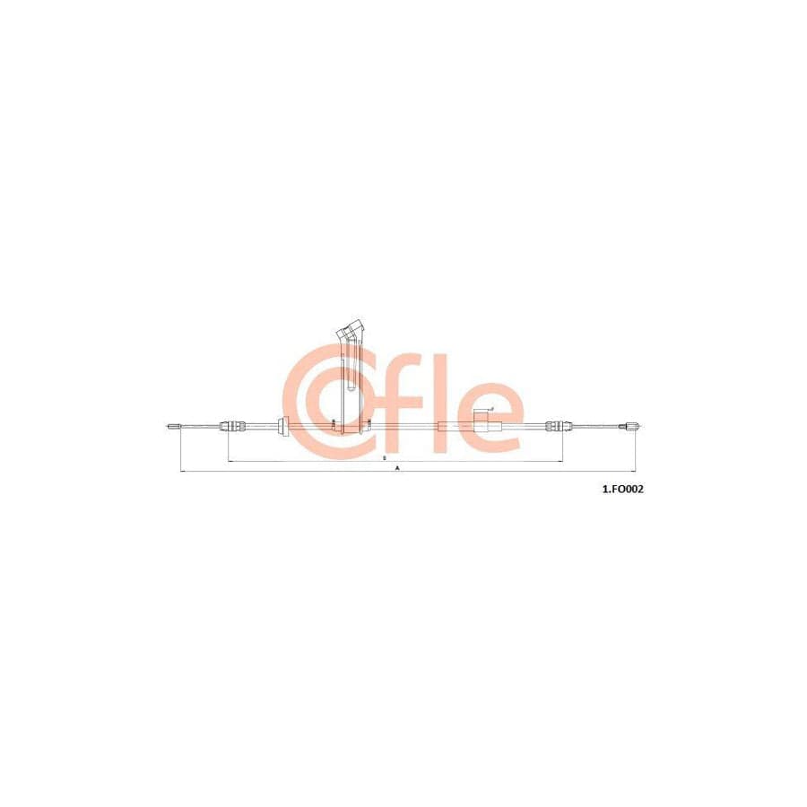 Cofle 1.Fo002 Hand Brake Cable