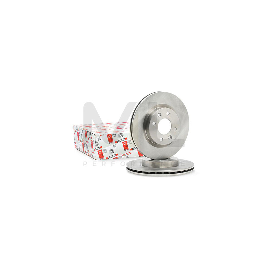 Ferodo Premier DDF1096 Brake Disc Vented, With Bolts/Screws  - Pair