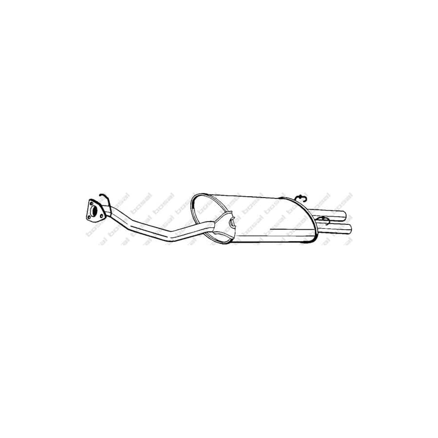 Bosal 279-345 Rear Silencer for Rover 600 (Rh)