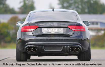 Rieger 00099086 Audi B8 B81 A5 Rear Diffuser 3 | ML Performance UK Car Parts