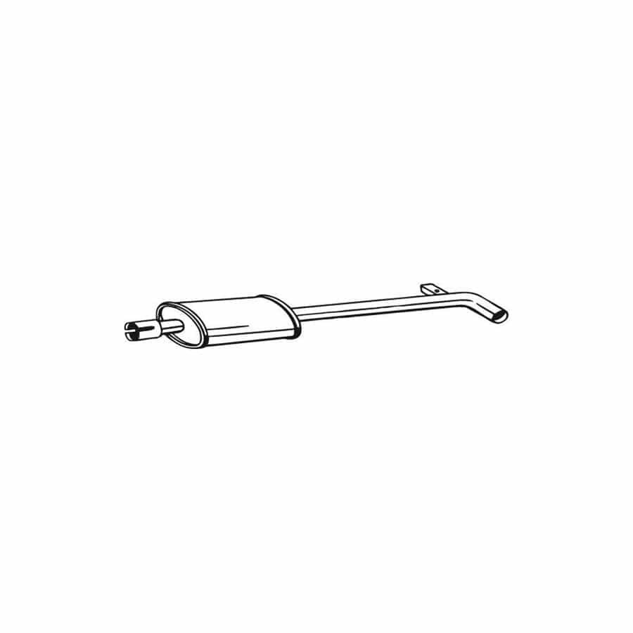 Bosal 200-095 Middle Silencer for Renault Clio
