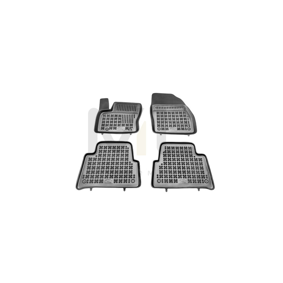 REZAW PLAST Tailored 200606 Floor mat set for FORD Kuga Mk1 Off-Road Elastomer, Front and Rear, Quantity: 4, Black