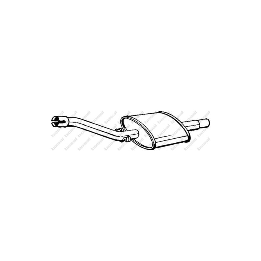 Bosal 200-001 Front Silencer for Renault 18