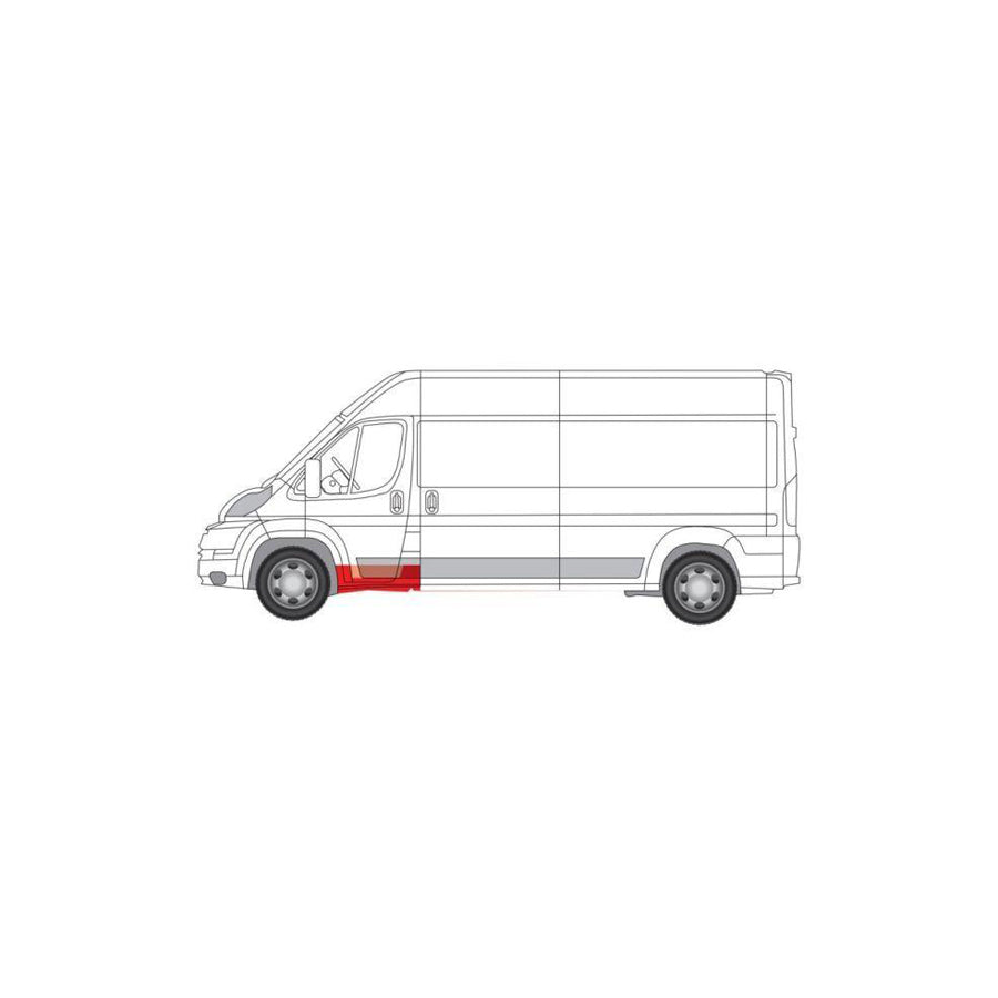 Blic 6601-01-3521801P Repair Panel Suitable for Mercedes-Benz C-Class