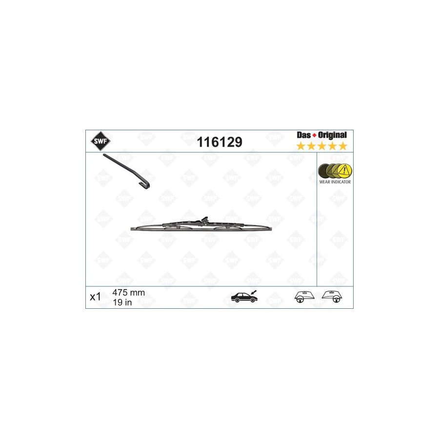 Swf Original 116129 Wiper Blade